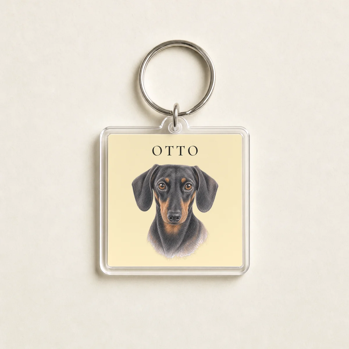 Pet Acrylic Keychain